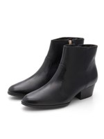 NU別注ローヒールショートブーツ/L[牛革]　【Stephanie/ステファニー】/ブラウン