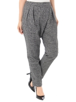 【AZUL ENCANTO】グレンチェックジョッパーズパンツ/柄C.GRY