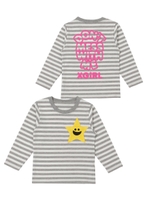 L/S STAR POCKET TEE KIRAKY(12M〜3T)/アッシュ