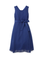 [L]レーブストライプワンピース/ブルー(092)