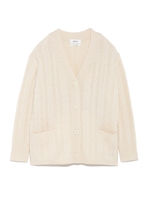 ケーブルニットカーディガン/BRW