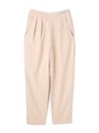 ピーチスキンテーパードパンツ/ブラウン(050)