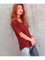 【chille anap】VネックTシャツ/D.GRY