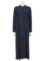 Pin tuck pocket long shirts/NAVY