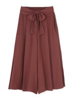 PLEATS GAUCHO PANTS/ベージュ(040)