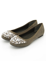 【ストレスフリー】ビジューフラッツ/PINK