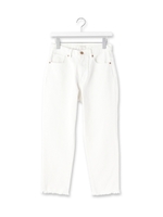 カットオフデニムパンツ/ホワイト系(002)