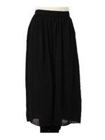 シフォンタックワイドパンツ/WHITE