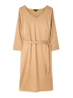 シルキーポンチワンピース/ベージュ(045)