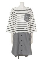 カシュカシュコビニャー切替ワンピース/オフ