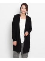 リブカーデxレースプルオーバーSET/ブラウン(042)