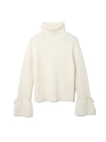 ANGORA FLAIR CUFFS KNIT/ホワイト(030)