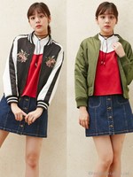 【売り切れ次第終了】MA-1×スカジャンリバーシブル/ブルゾン/カーキ/ボルドー