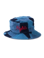 PATCHWORK REVERSIBLE HAT（S〜M）/ブルー