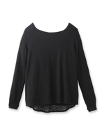 [S]後レース切り替えプルオーバー/ブラック(019)