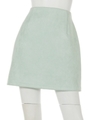 【sw】フェイクスエード台形スカート/ミントグリーン