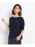 カシミヤニットプルオーバー/グレー(512)