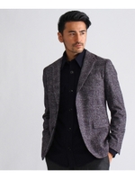 メランジグレンチェック ジャケット/ダークグレー(213)