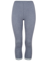 遠赤起毛インナー　8分丈ボトム　1002/グレー