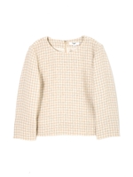 チドリジャガードブラウス/ベージュ(040)