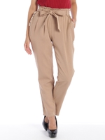 ビジュー付パンツ/ブラック