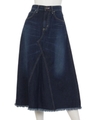 【sc】dazzlin×Leeデニムロングスカート/ブルー
