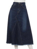 【sc】dazzlin×Leeデニムロングスカート/ブルー