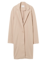 【O】ストレートカットソーロングジャケット/BEIGE