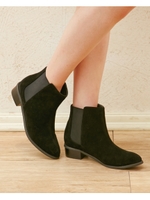 サイドゴアブーツ/クロ