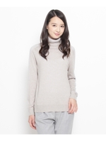 ハイゲージタートルニット/グレー(012)