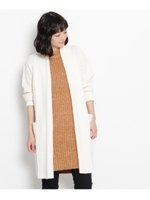 バルキーショールニットカーディガン/ブラウン(042)