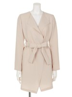 ガウンジャケット/ベージュ