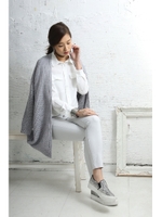 【AZULbymoussy】3Gドルマン長袖ガウン/T.GRY