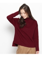 ボトルネックカットソー/ボルドー(064)