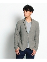 UNIVERSAL STYLE WEAR コットンニットジャケット/ネイビー(093)