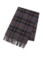 Joshua Ellisカシミアマフラー/ブラック(916)