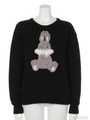 TINY BUNNY KNIT/BLACK