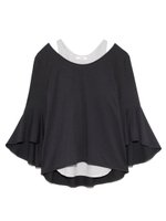 【emmi yoga】フレアコンビチュニック/GRY