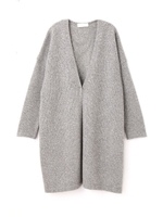 ＡＱＵＡラメロングカーディガン/グレー(020)