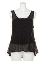 インナー付レースタンクTN/オレンジ