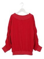 シャーリングスリーブスウェット/ピンク