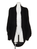 シルキーシャギードルマンカーデ/ホワイト