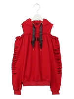 ロングスリーブ刺繍ワンピ/ブラック