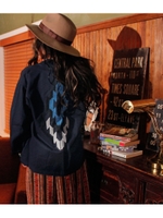 【anap mimpi】ネイティヴ刺繍ジャケット/NVY