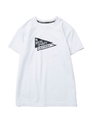 S/S TEE FLAG LOGO/アッシュ