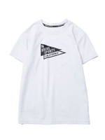 S/S TEE FLAG LOGO/アッシュ