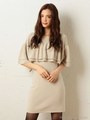 ラッフルニットワンピース/オフホワイト