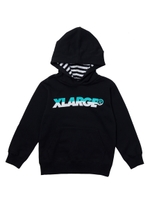 SPLIT LOGO PULLOVER HOODED SWEAT/グリーン