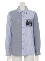 キュイキュイコビーシャツ/ブルー