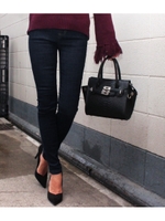 【chille anap】シンプル濃紺スキニーパンツ/IND